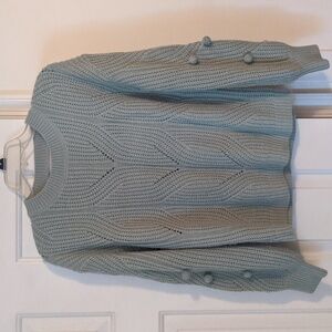 Knit Pom Pom Sweater